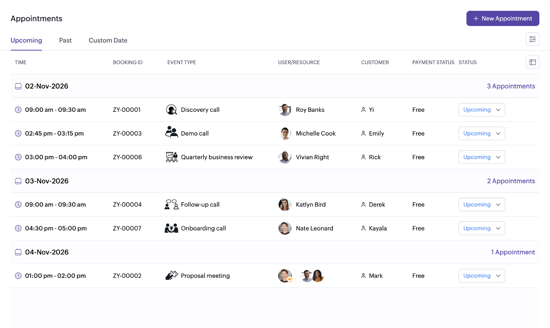 Free appointment scheduler Free appointment booking app